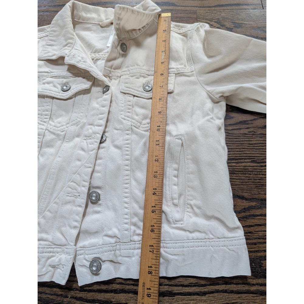 We The Free People Rumors Denim Jean Jacket Womens Size Xs X Small Natural Cream - Picture 7 of 8